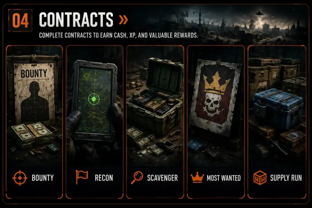 contracts in warzone mobile